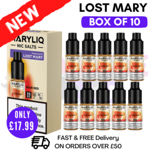 Sour Red MaryLiq Nic Salt BOX OF 10