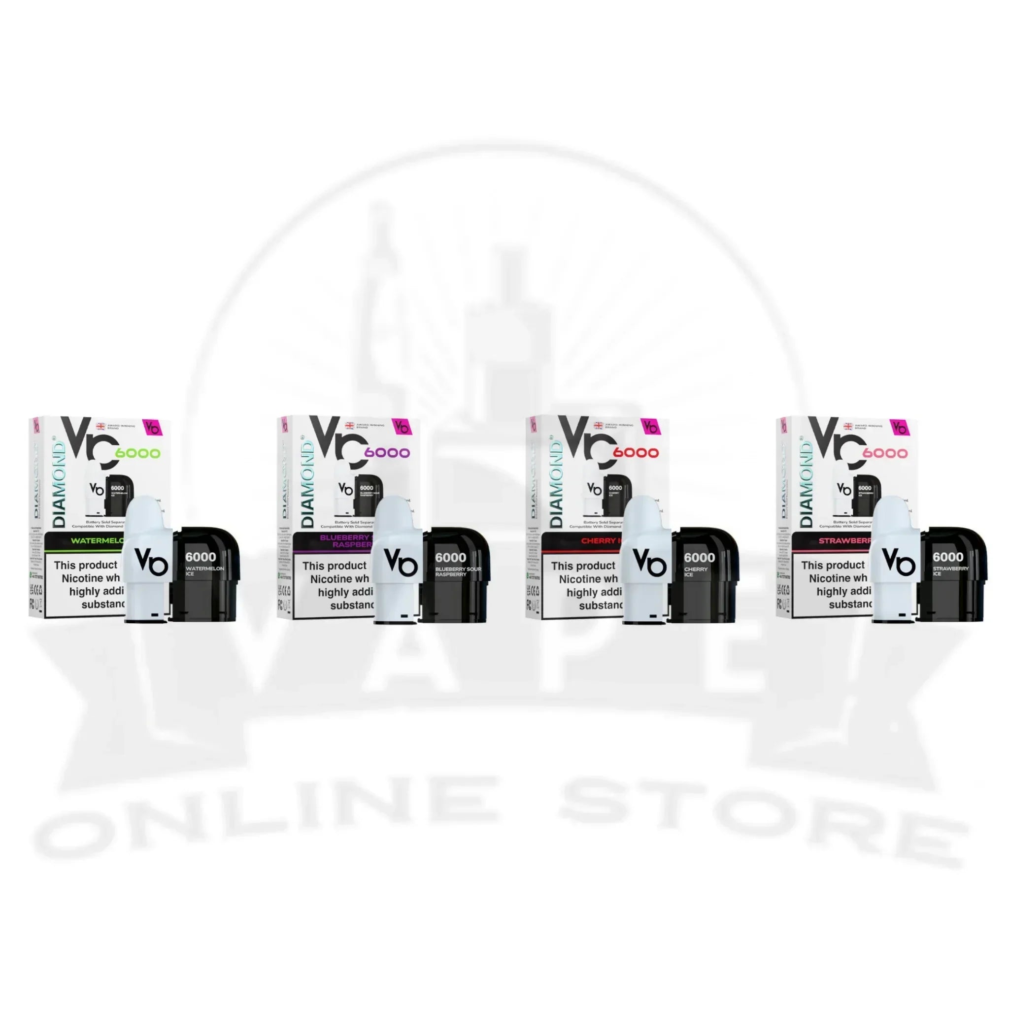 Vapes Bar Diamond 6000 Refill Replacement Pods