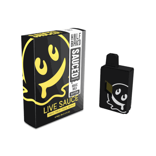 Half Bak'd Live Resin Sauced Disposable | 4g - Image 5