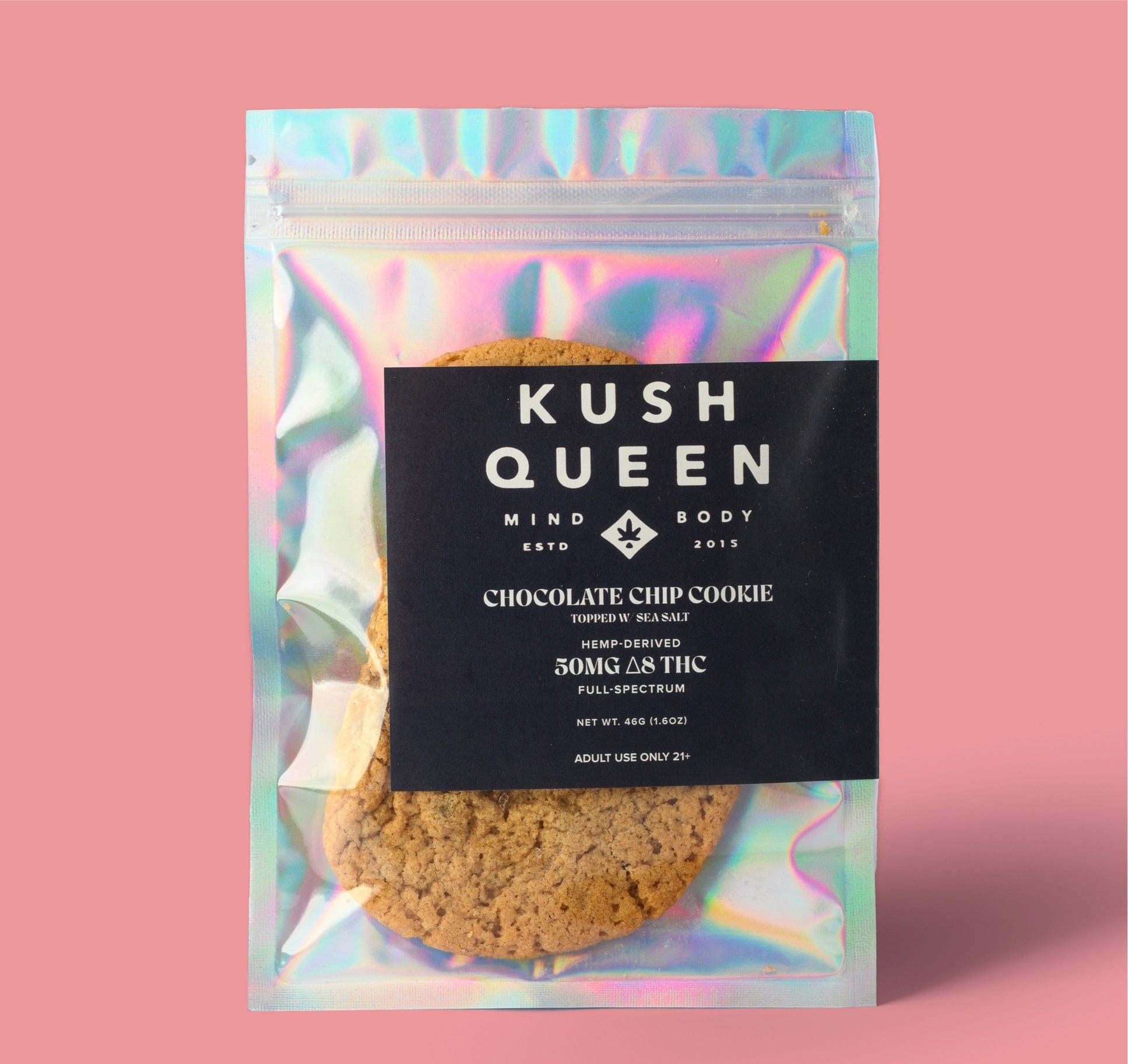 Let's Get Baked Chocolate Chip Cookie, 50mg Delta 8